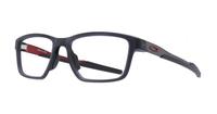 Satin Grey Smoke Oakley Metalink-55 Rectangle Glasses - Angle