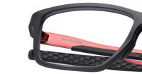 Satin Grey Smoke Oakley Metalink-55 Rectangle Glasses - Detail