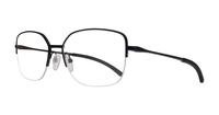 Satin Black Oakley Moonglow OO3006 Square Glasses - Angle