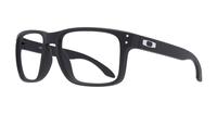 Satin Black Oakley OO8156 Square Glasses - Angle