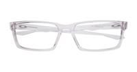 Polished Clear Oakley Overhead OO8060 Rectangle Glasses - Flat-lay