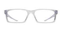 Polished Clear Oakley Overhead OO8060 Rectangle Glasses - Front