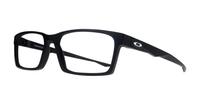 Satin Black Oakley Overhead OO8060 Rectangle Glasses - Angle