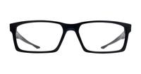 Satin Black Oakley Overhead OO8060 Rectangle Glasses - Front