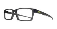 Satin Grey Smoke Oakley Overhead OO8060 Rectangle Glasses - Angle