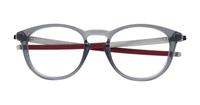Grey Smoke Oakley Pitchman R OO8105 Round Glasses - Flat-lay