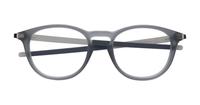 Matte Grey Smoke Oakley Pitchman R OO8105 Round Glasses - Flat-lay