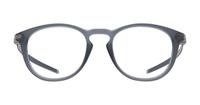 Matte Grey Smoke Oakley Pitchman R OO8105 Round Glasses - Front