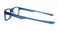 Matte Translucent Blue Oakley Plank 2.0-51 Rectangle Glasses - Side