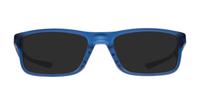 Matte Translucent Blue Oakley Plank 2.0-51 Rectangle Glasses - Sun