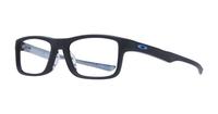 Satin Black Oakley Plank 2.0-51 Rectangle Glasses - Angle