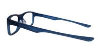 Matte Translucent Blue Oakley Plank 2.0-53 Rectangle Glasses - Side