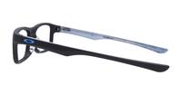 Satin Black Oakley Plank 2.0-53 Rectangle Glasses - Side