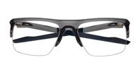 Grey Shadow Oakley Plazlink OO8061 Rectangle Glasses - Flat-lay