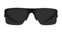 Satin Black Oakley Plazlink OO8061 Rectangle Glasses - Sun