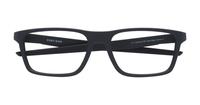 Satin Black Oakley Port Bow Rectangle Glasses - Flat-lay