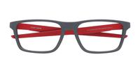Satin Light Steel Oakley Port Bow Rectangle Glasses - Flat-lay