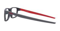 Satin Light Steel Oakley Port Bow Rectangle Glasses - Side