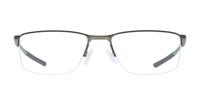 Satin Pewter Oakley Socket 5.5 -54 Oval Glasses - Front