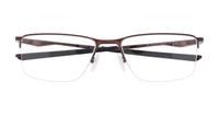 Brushed Grenache Oakley Socket 5.5 -56 Rectangle Glasses - Flat-lay