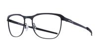 Satin Black Oakley Tail Pipe -55 Rectangle Glasses - Angle