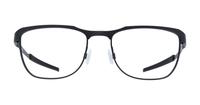 Satin Black Oakley Tail Pipe -55 Rectangle Glasses - Front