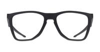 Satin Black Oakley The Cut Square Glasses - Front