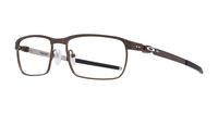 Powder Pewter Oakley Tincup-54 Rectangle Glasses - Angle