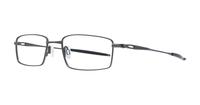 Pewter Oakley Top Spinner Rectangle Glasses - Angle
