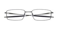 Pewter Oakley Top Spinner Rectangle Glasses - Flat-lay