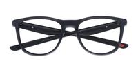 Matte Black Oakley Trillbe X Round Glasses - Flat-lay