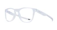 Polished Clear Oakley Trillbe X Round Glasses - Angle
