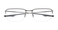 Pewter Oakley Wingback SQ Oval Glasses - Flat-lay