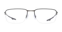 Pewter Oakley Wingback SQ Oval Glasses - Front