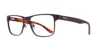 Brown Pepe Jeans Melvin Rectangle Glasses - Angle