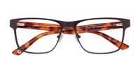 Brown Pepe Jeans Melvin Rectangle Glasses - Flat-lay