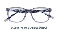 Blue Perri Kiely x LR FIFTEEN Square Glasses - Flat-lay