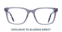 Blue Perri Kiely x LR FIFTEEN Square Glasses - Front