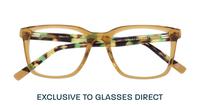 Brown Perri Kiely x LR FIFTEEN Square Glasses - Flat-lay