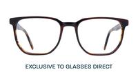 Brown Perri Kiely x LR NINETEEN Square Glasses - Front