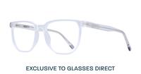 Clear Perri Kiely x LR NINETEEN Square Glasses - Angle