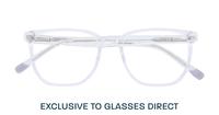 Clear Perri Kiely x LR NINETEEN Square Glasses - Flat-lay