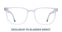 Clear Perri Kiely x LR NINETEEN Square Glasses - Front