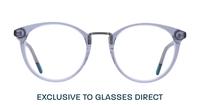 Grey Perri Kiely x LR TWENTYFIVE Round Glasses - Front