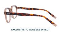 Brown Perri Kiely x LR TWENTYONE Round Glasses - Side