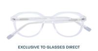 Clear Perri Kiely x LR TWENTYONE Round Glasses - Flat-lay