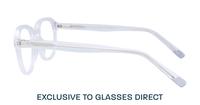 Clear Perri Kiely x LR TWENTYONE Round Glasses - Side