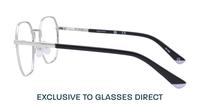 Black/Silver Perri Kiely x LR TWENTYTWO Square Glasses - Side