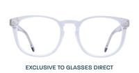 Clear Perri Kiely x LR ZERONINE Round Glasses - Front