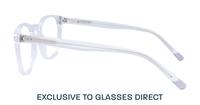 Clear Perri Kiely x LR ZERONINE Round Glasses - Side